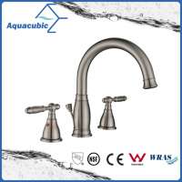 Popular Nickel Brush Bathroom Wash Basin Faucet (AF4710-6BN)